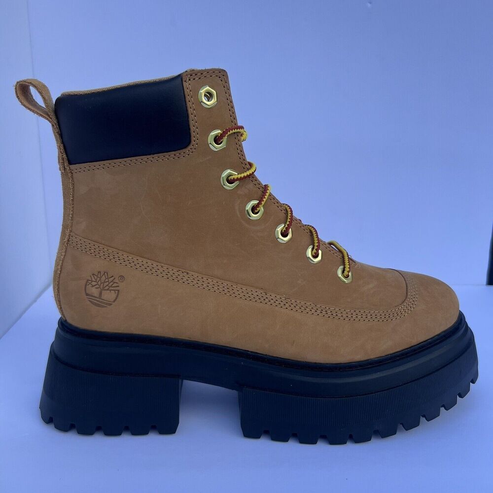 Timberland Sky Boots Women's 6" Lace Up Waterproof Ankle Boots Arch Support 8.5 - Picture 3 of 16